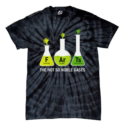 Farts The Not So Noble Gases Funny Chemistry Tie-Dye T-Shirt