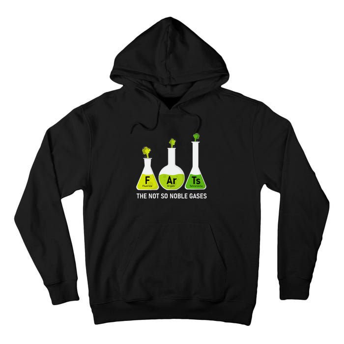 Farts The Not So Noble Gases Funny Chemistry Tall Hoodie