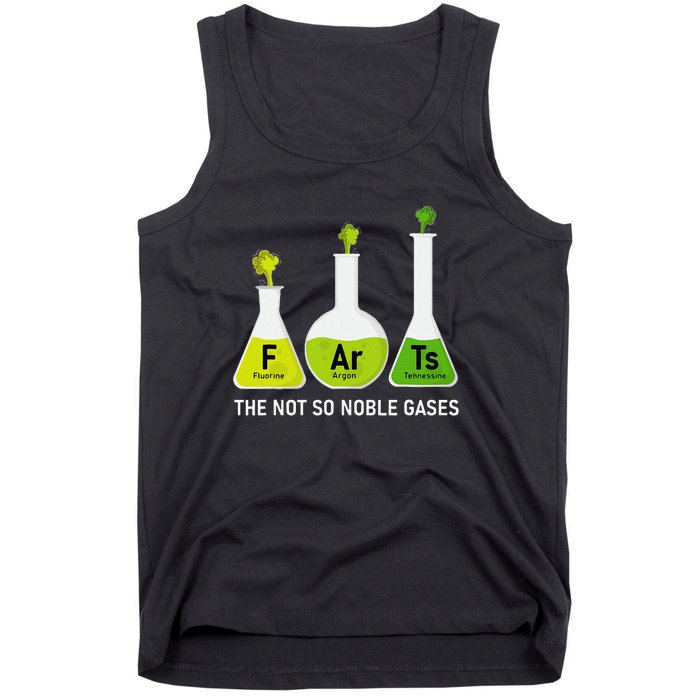 Farts The Not So Noble Gases Funny Chemistry Tank Top