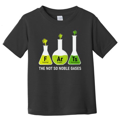 Farts The Not So Noble Gases Funny Chemistry Toddler T-Shirt