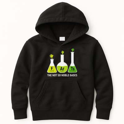 Farts The Not So Noble Gases Funny Chemistry Kids Hoodie