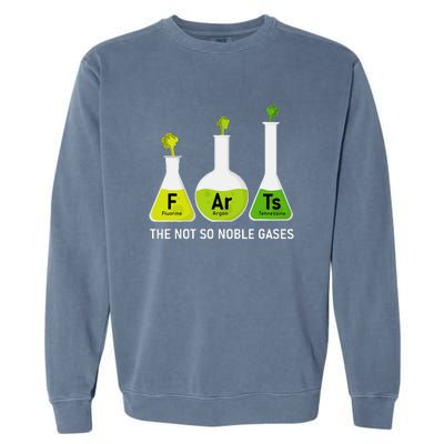 Farts The Not So Noble Gases Funny Chemistry Garment-Dyed Sweatshirt