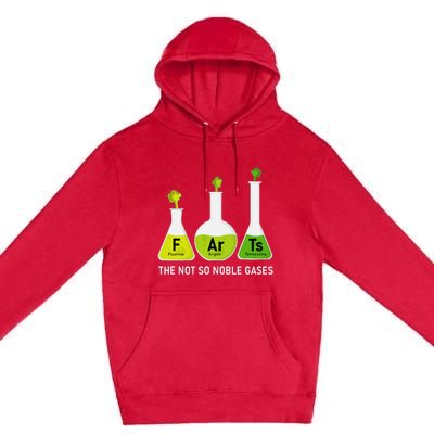 Farts The Not So Noble Gases Funny Chemistry Premium Pullover Hoodie