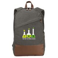 Farts The Not So Noble Gases Funny Chemistry Cotton Canvas Backpack