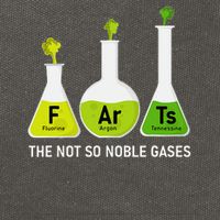 Farts The Not So Noble Gases Funny Chemistry Cotton Canvas Backpack