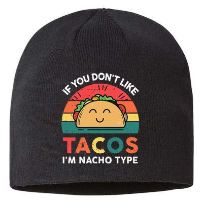 Funny Taco Nacho Type Mexican Fiesta Tuesday Funny Sustainable Beanie