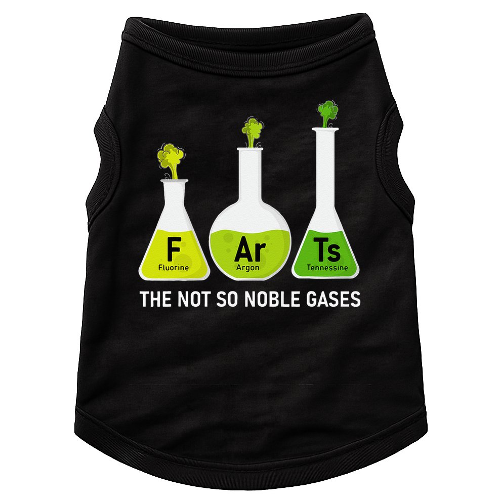 Farts The Not So Noble Gases Funny Chemistry Doggie Tank