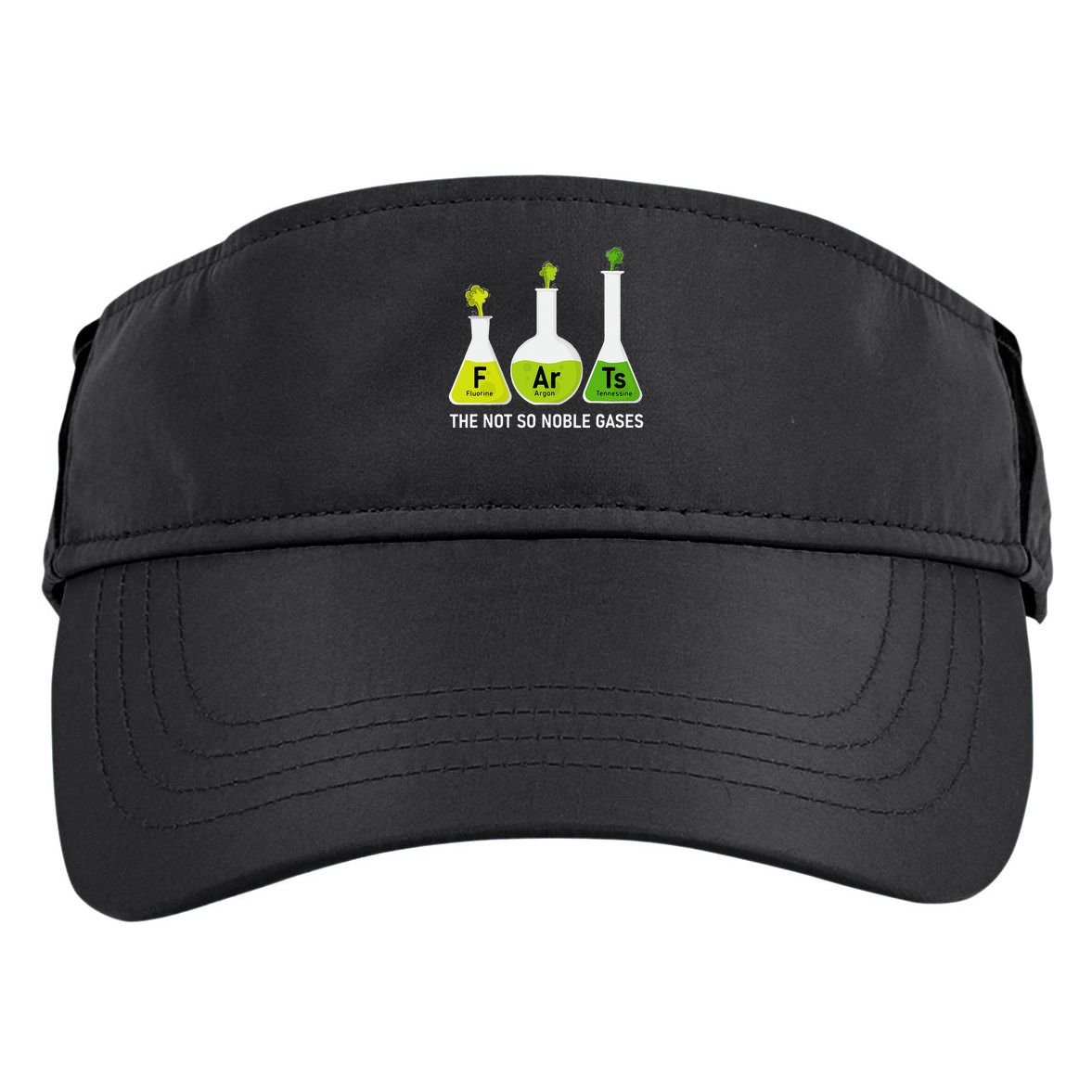 Farts The Not So Noble Gases Funny Chemistry Adult Drive Performance Visor