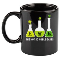 Farts The Not So Noble Gases Funny Chemistry 11oz C Handle Ceramic Mug