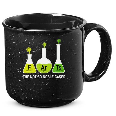 Farts The Not So Noble Gases Funny Chemistry 15oz Campfire Ceramic Mug