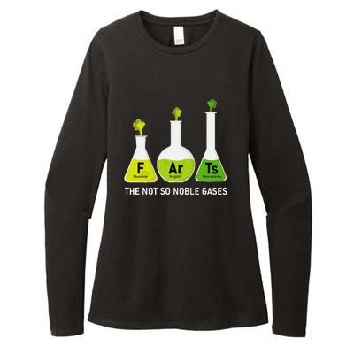 Farts The Not So Noble Gases Funny Chemistry Womens CVC Long Sleeve Shirt