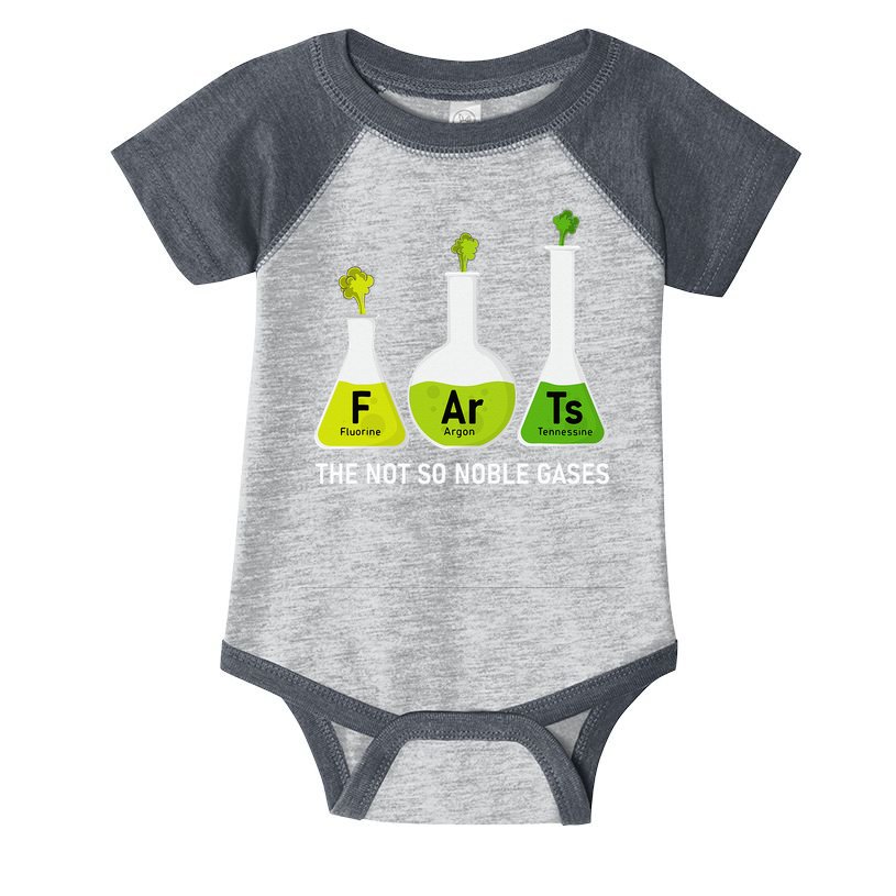 Farts The Not So Noble Gases Funny Chemistry Infant Baby Jersey Bodysuit