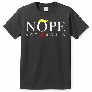 Funny Trump Nope Not Again Anti Trump 2024 Gift T-Shirt