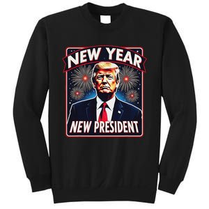 Funny Trump New Year Party 2025 Trump New Year New President Sweatshirt