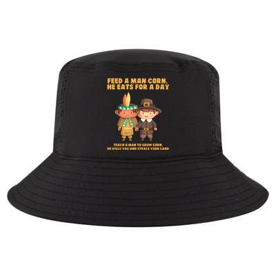 Funny Thanksgiving Native American Cool Comfort Performance Bucket Hat