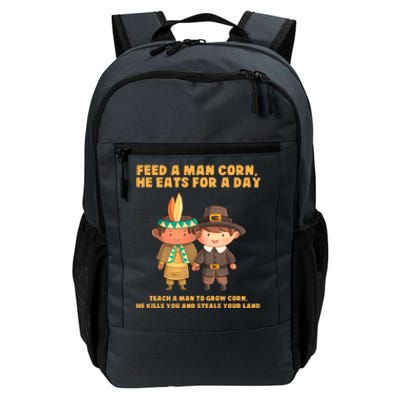 Funny Thanksgiving Native American Daily Commute Backpack