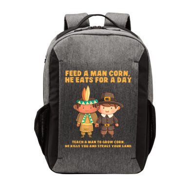 Funny Thanksgiving Native American Vector Backpack