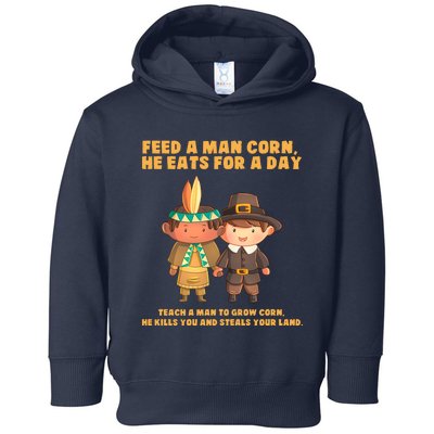 Funny Thanksgiving Native American Toddler Hoodie