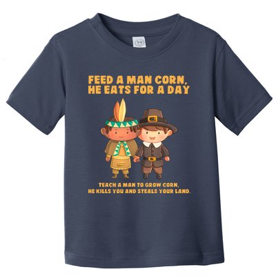 Funny Thanksgiving Native American Toddler T-Shirt