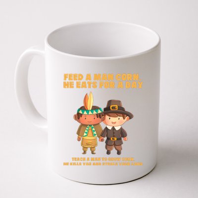 Funny Thanksgiving Native American Coffee Mug