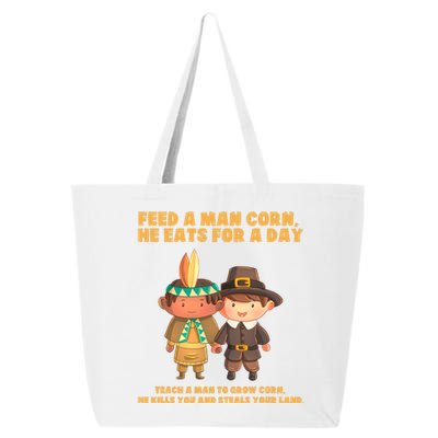 Funny Thanksgiving Native American 25L Jumbo Tote