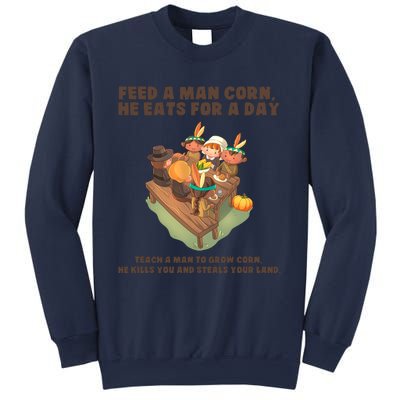 Funny Thanksgiving Native American 8 Sweatshirt