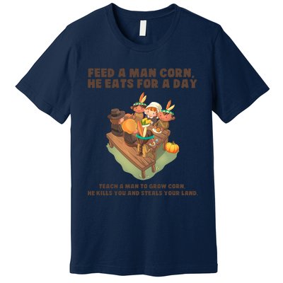 Funny Thanksgiving Native American 8 Premium T-Shirt