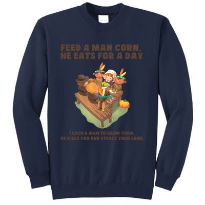 Funny Thanksgiving Native American 8 Tall Sweatshirt