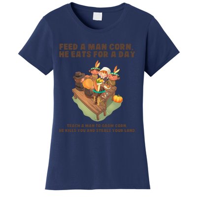 Funny Thanksgiving Native American 8 Women's T-Shirt