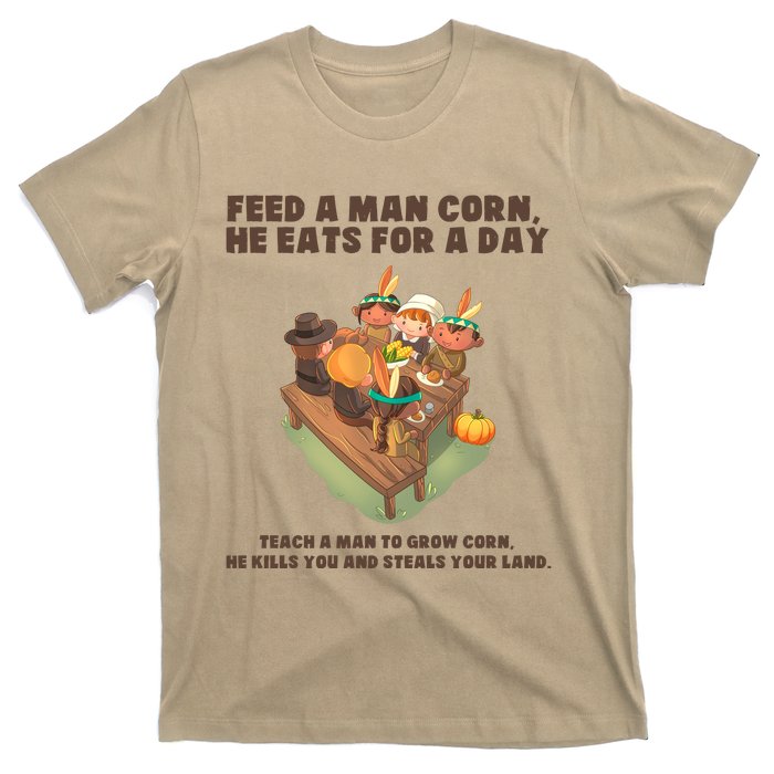 Funny Thanksgiving Native American 8 T-Shirt