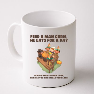 Funny Thanksgiving Native American 8 Coffee Mug