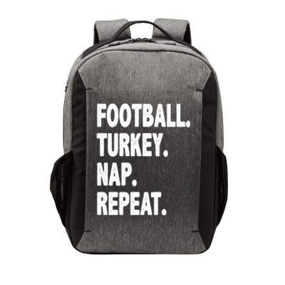 Football Turkey Nap Repeat Vector Backpack