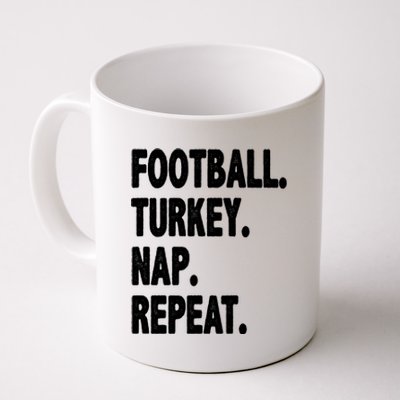 Football Turkey Nap Repeat Coffee Mug