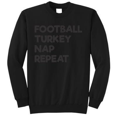 Football Turkey Nap Repeat Sweatshirt