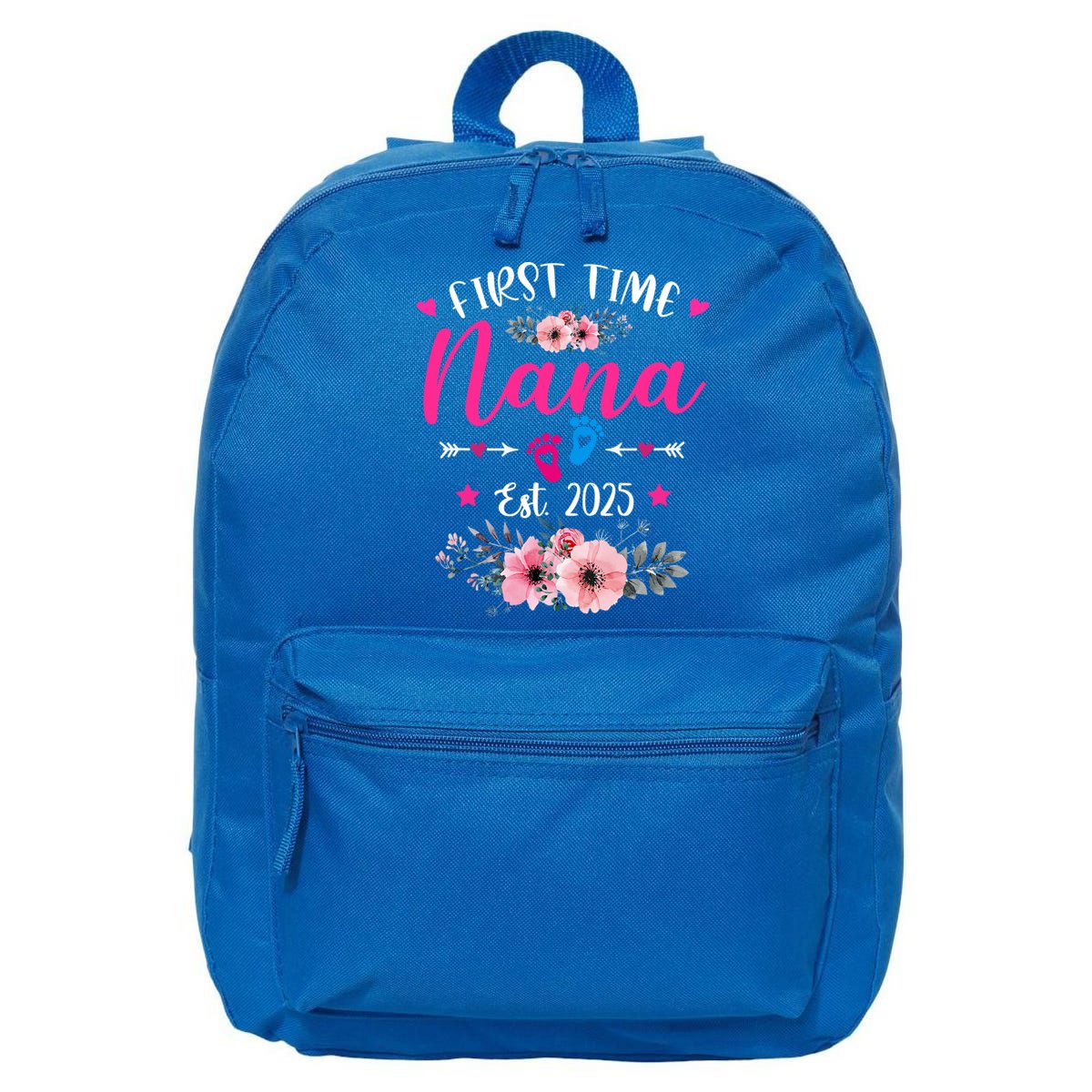 First Time Nana 2025 Mother's Day Soon To Be Mom Pregnancy  16 in Basic Backpack