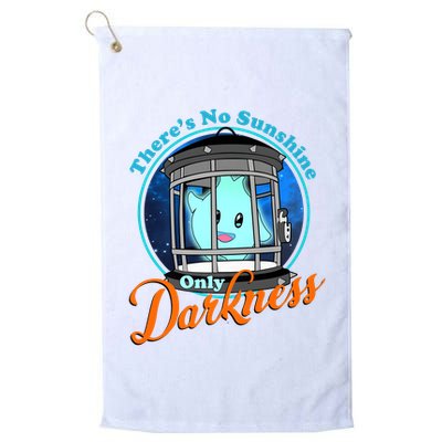 Funny Theres No Sunshine Only Darkness For Men Women Golf Towel