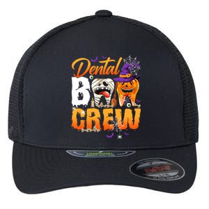 Funny Trick Or Th Dental Boo Crew Happy Halloween Day Gift Flexfit Unipanel Trucker Cap