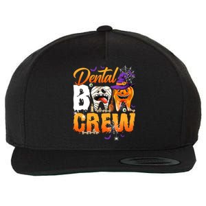 Funny Trick Or Th Dental Boo Crew Happy Halloween Day Gift Wool Snapback Cap