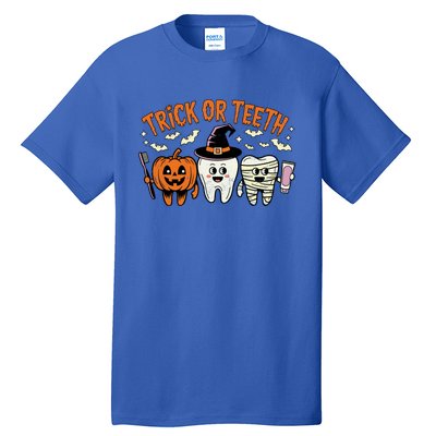 Funny Trick Or Th Halloween Dental Hygienist Or Assistant Gift Tall T-Shirt