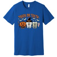 Funny Trick Or Th Halloween Dental Hygienist Or Assistant Gift Premium T-Shirt