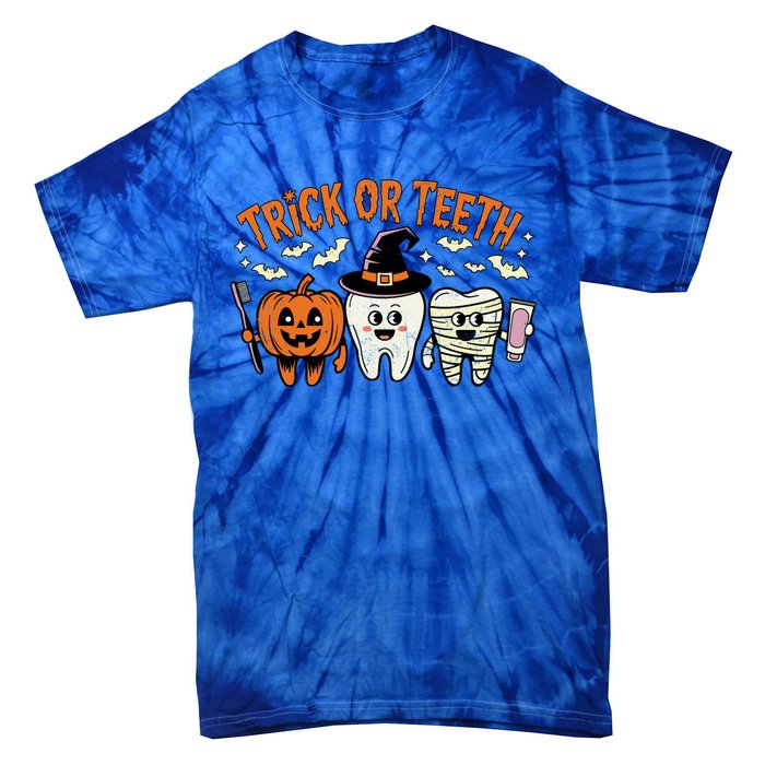 Funny Trick Or Th Halloween Dental Hygienist Or Assistant Gift Tie-Dye T-Shirt