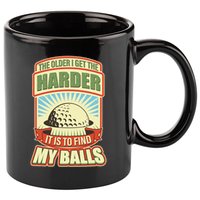 Funny The Older I Get The Harder It Is To Find My Balls Golfing 11oz C Handle Ceramic Mug