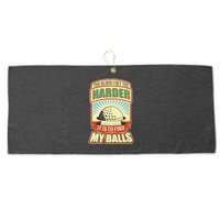 Funny The Older I Get The Harder It Is To Find My Balls Golfing Large Microfiber Waffle Golf Towel