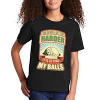 Funny The Older I Get The Harder It Is To Find My Balls Golfing Kids T-Shirt