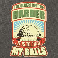 Funny The Older I Get The Harder It Is To Find My Balls Golfing Cotton Canvas Backpack