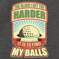 Funny The Older I Get The Harder It Is To Find My Balls Golfing Vector Backpack