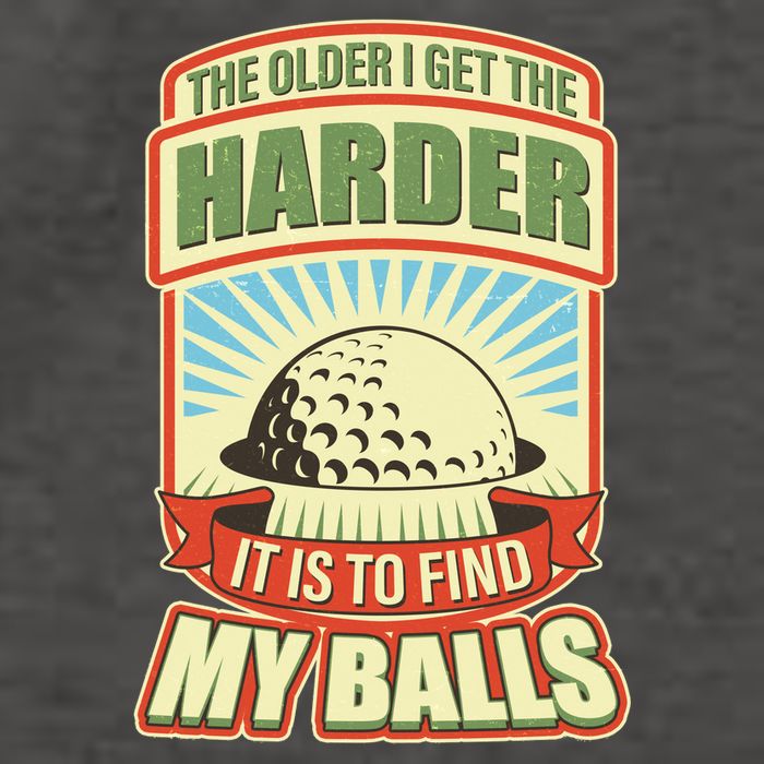 Funny The Older I Get The Harder It Is To Find My Balls Golfing Vector Backpack