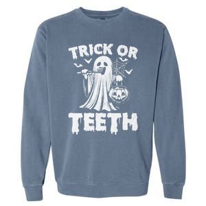 Funny Trick Or Th Halloween Dental Hygienist Or Assistant Gift Garment-Dyed Sweatshirt