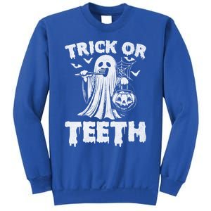 Funny Trick Or Th Halloween Dental Hygienist Or Assistant Gift Sweatshirt