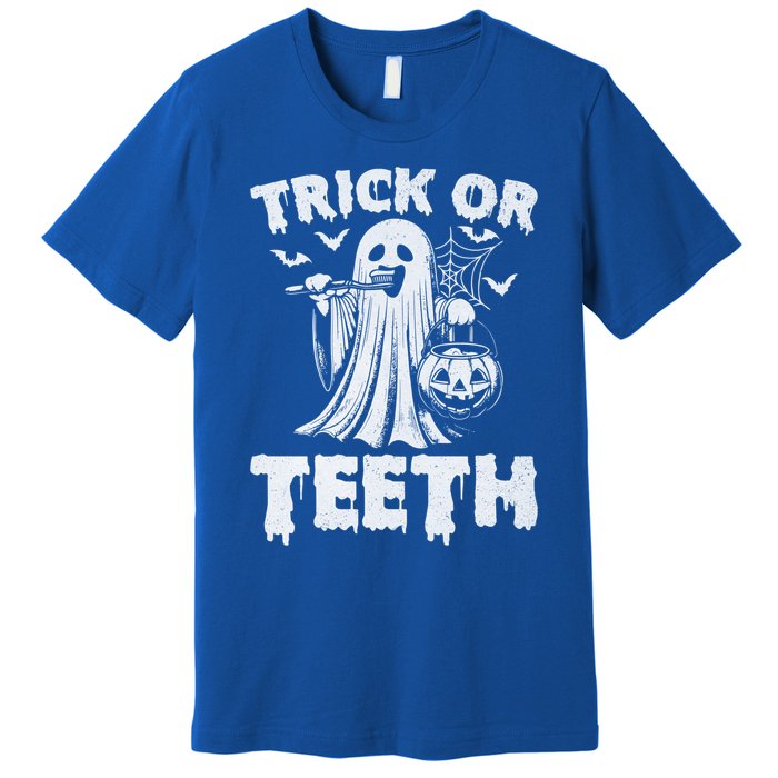 Funny Trick Or Th Halloween Dental Hygienist Or Assistant Gift Premium T-Shirt